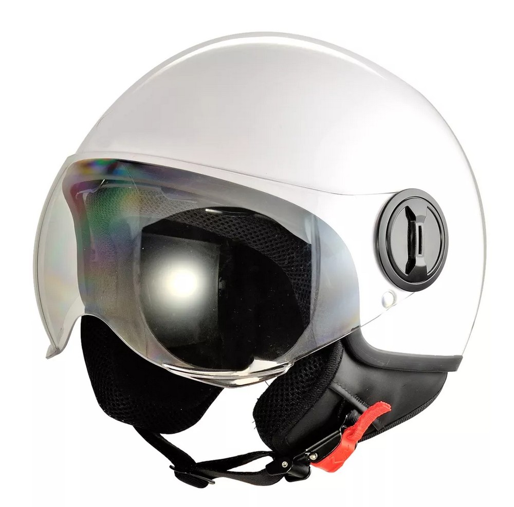 Motorcykelhjlm - Vit